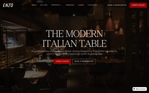 Enzoo template preview