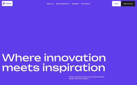 Eventas Conferences template preview