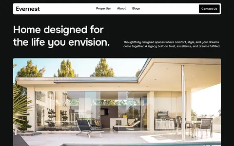 Evernest template preview
