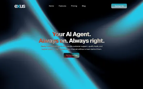 Exus studio template preview