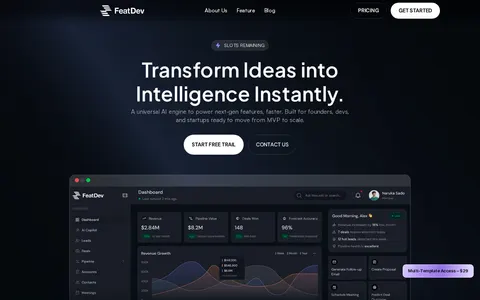 FeatDev template preview