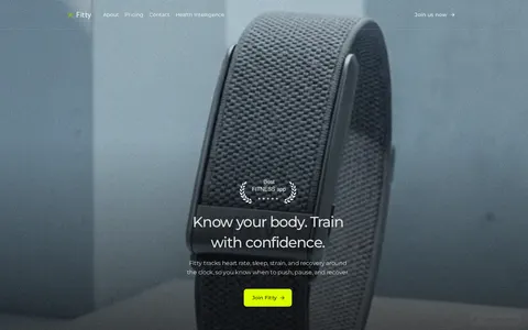 Fitty Wearable template preview