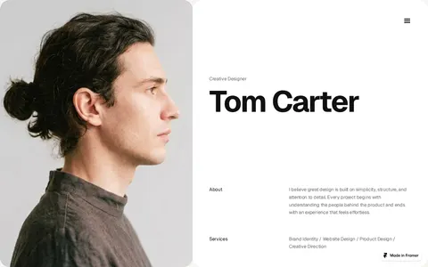 Formafolio template preview