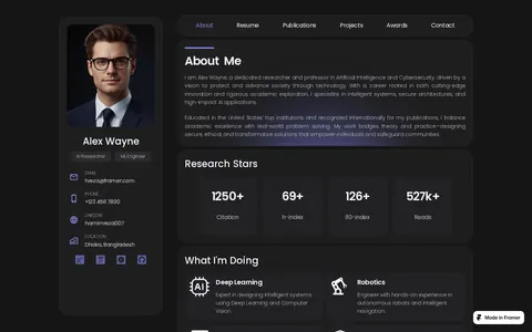 Foundry X template preview