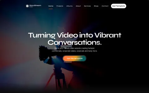 Framed Studio template preview