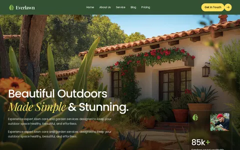 Gardening - Landscap template preview