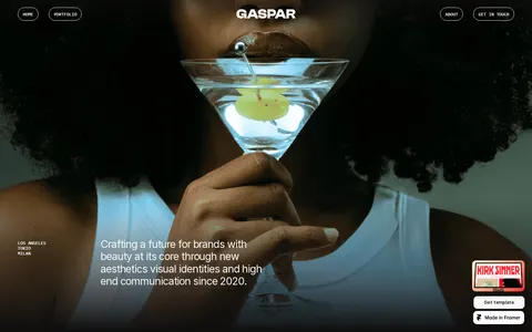 Gaspar Pro template preview