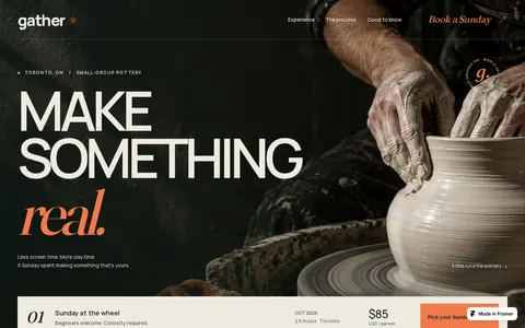 Gather Lite template preview