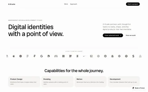 GStudio template preview