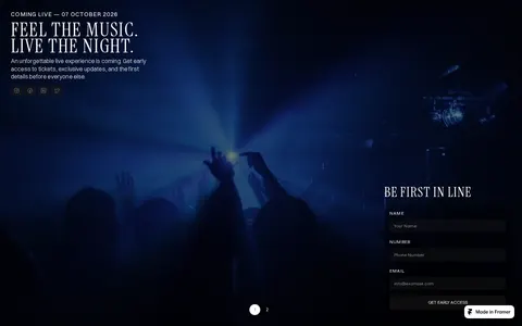 Headliner template preview