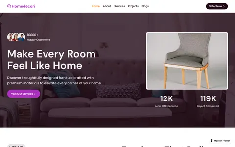 Homedecori template preview