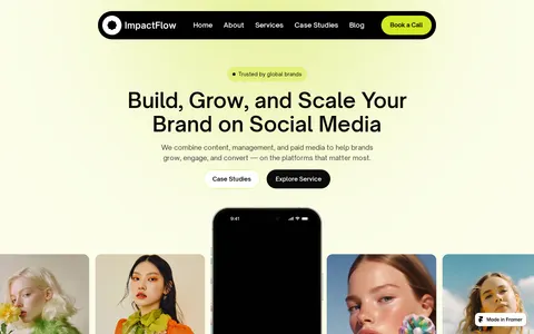 Impact Flow template preview