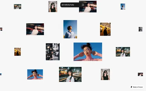 Infinite Folio template preview