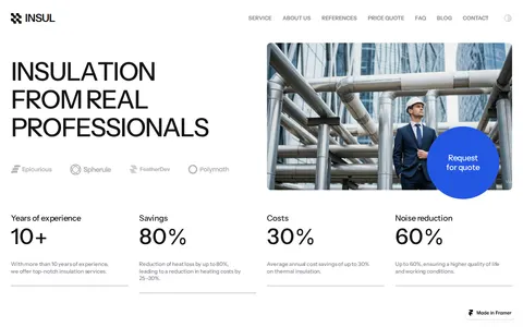 INSUL — Services template preview