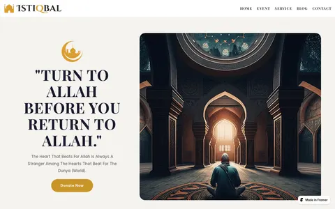 Istiqbal template preview