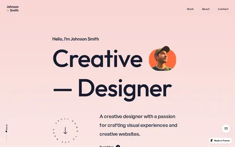 Johnson template preview