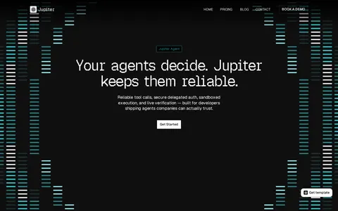 Jupiterr template preview