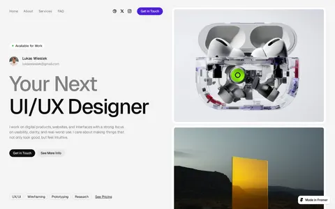 KINDRED Studio template preview