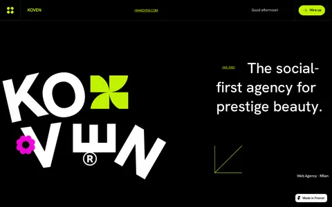 Koven template preview