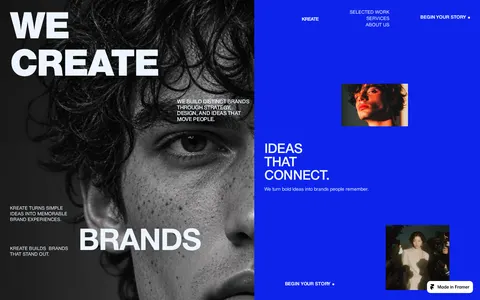 KREATE STUDIO template preview