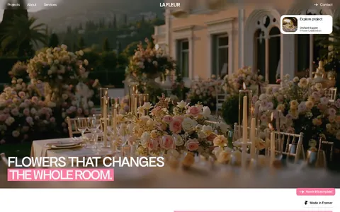 La Fleur template preview