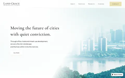 LAND GRACE template preview