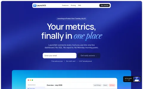 LaunchKit template preview