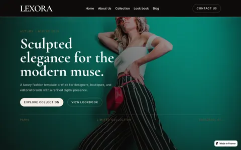 Lexora Luxury template preview