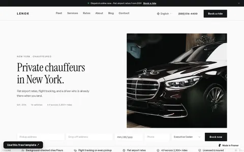 Limousine template preview