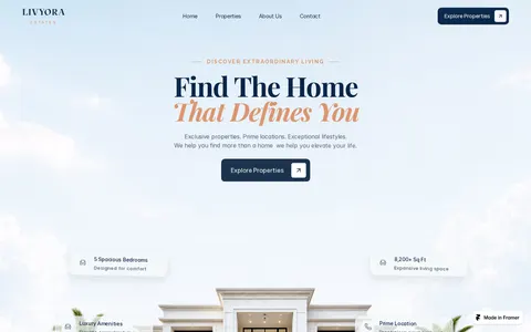 Livyora template preview