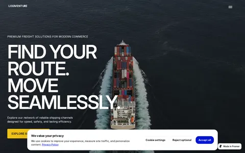 LogiVenture template preview