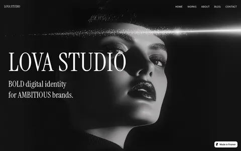 LOVA Studio template preview