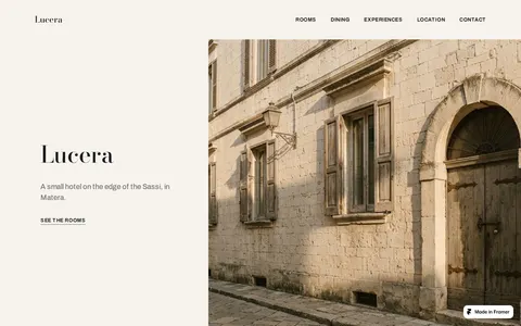 Lucera template preview