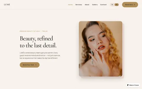 LUMÉe template preview