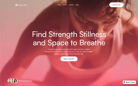 Lumière Flow template preview
