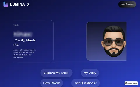 Luminax template preview