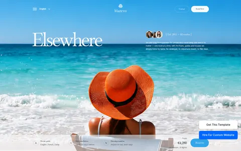 Marevo template preview