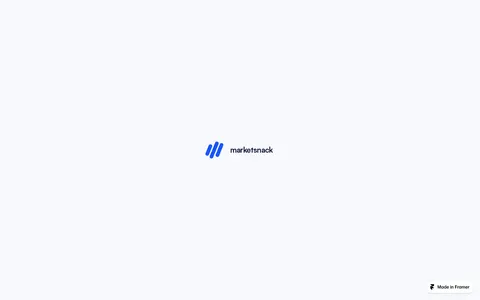 MarketSnack template preview