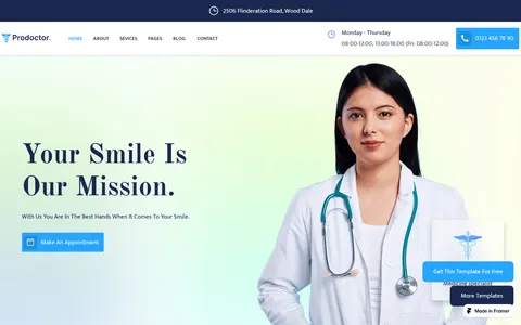 MedeCare template preview