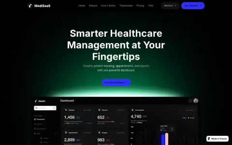MediSass template preview