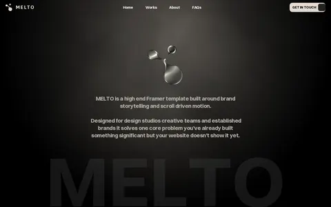 MELTO template preview