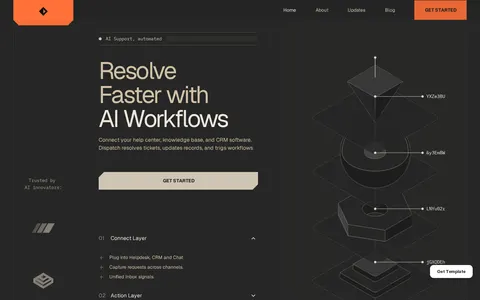 Meridian Template template preview