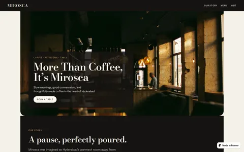 mirosca cafe template preview