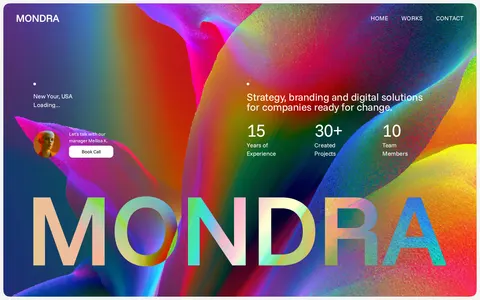 Mondragon 2 template preview