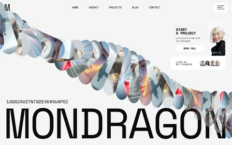 Mondragon template preview