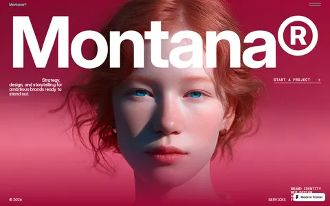 Montanaa template preview