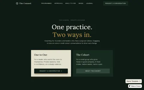 Motif Studio template preview