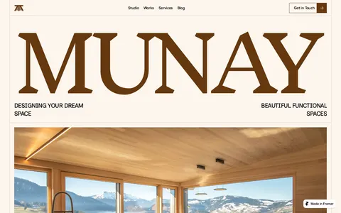 Munay template preview