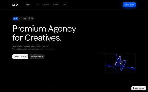 My Folio template preview