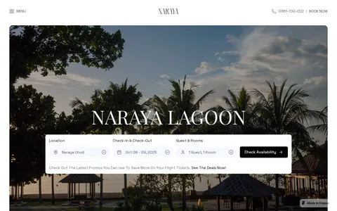 Naraya Lagoon template preview